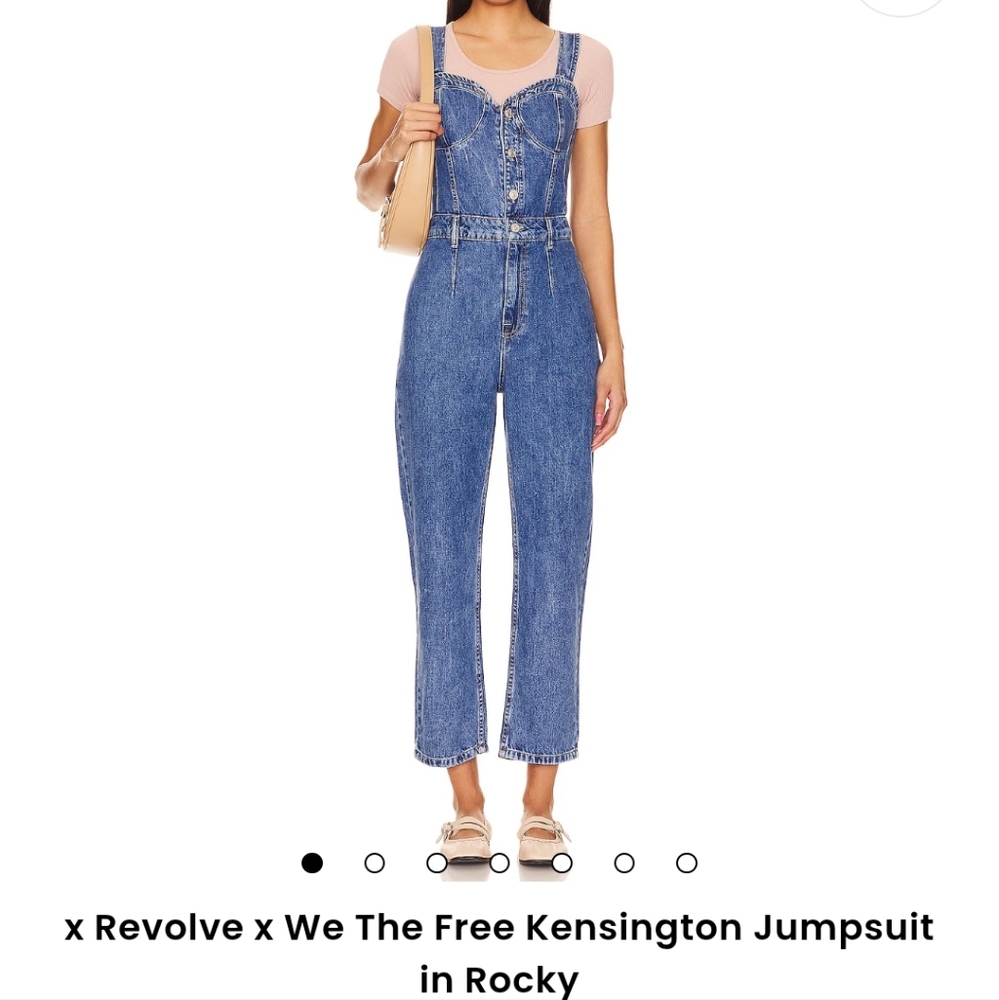 NWT Free People Denim Jumpsuit